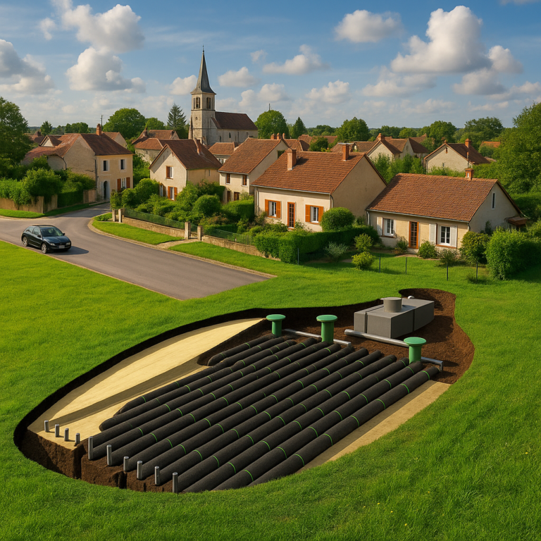Représentation d'une solution System O)) pour une commune